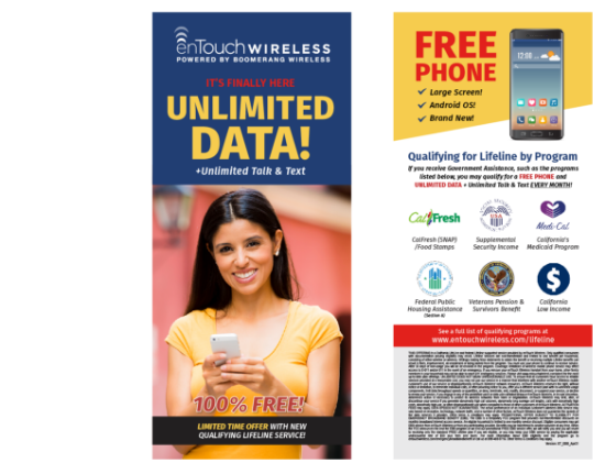 enTouch Wireless Agent Marketing Materials Store. New California ACP ...