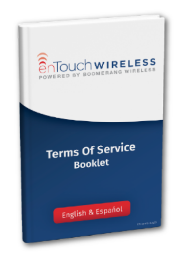 Picture of Terms of Service Booklet